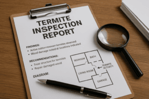 Read more about the article Comprehensive Breakdown: Analyzing Your Termite Inspection Report