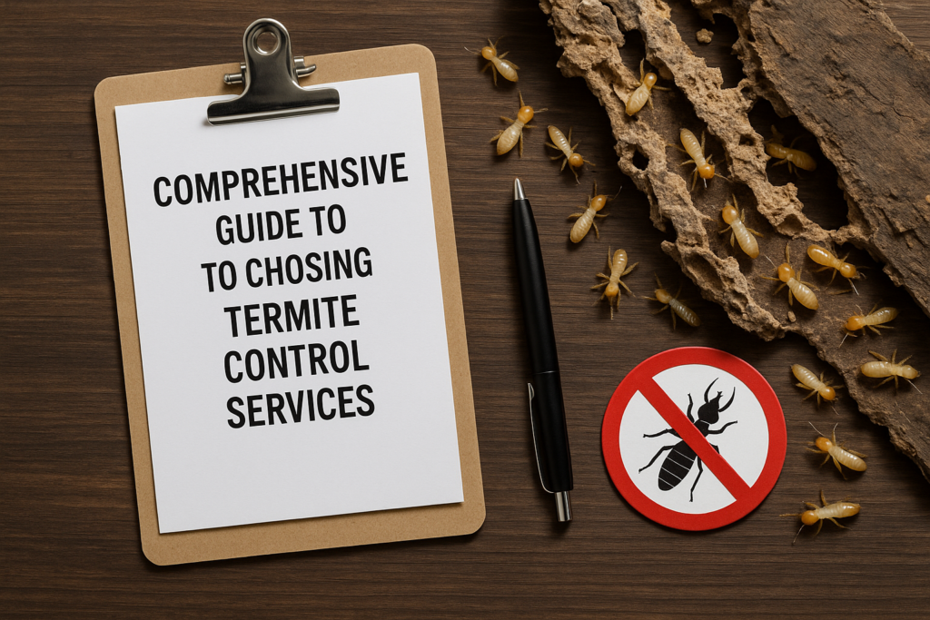 Read more about the article Comprehensive Guide to Choosing Termite Control Services